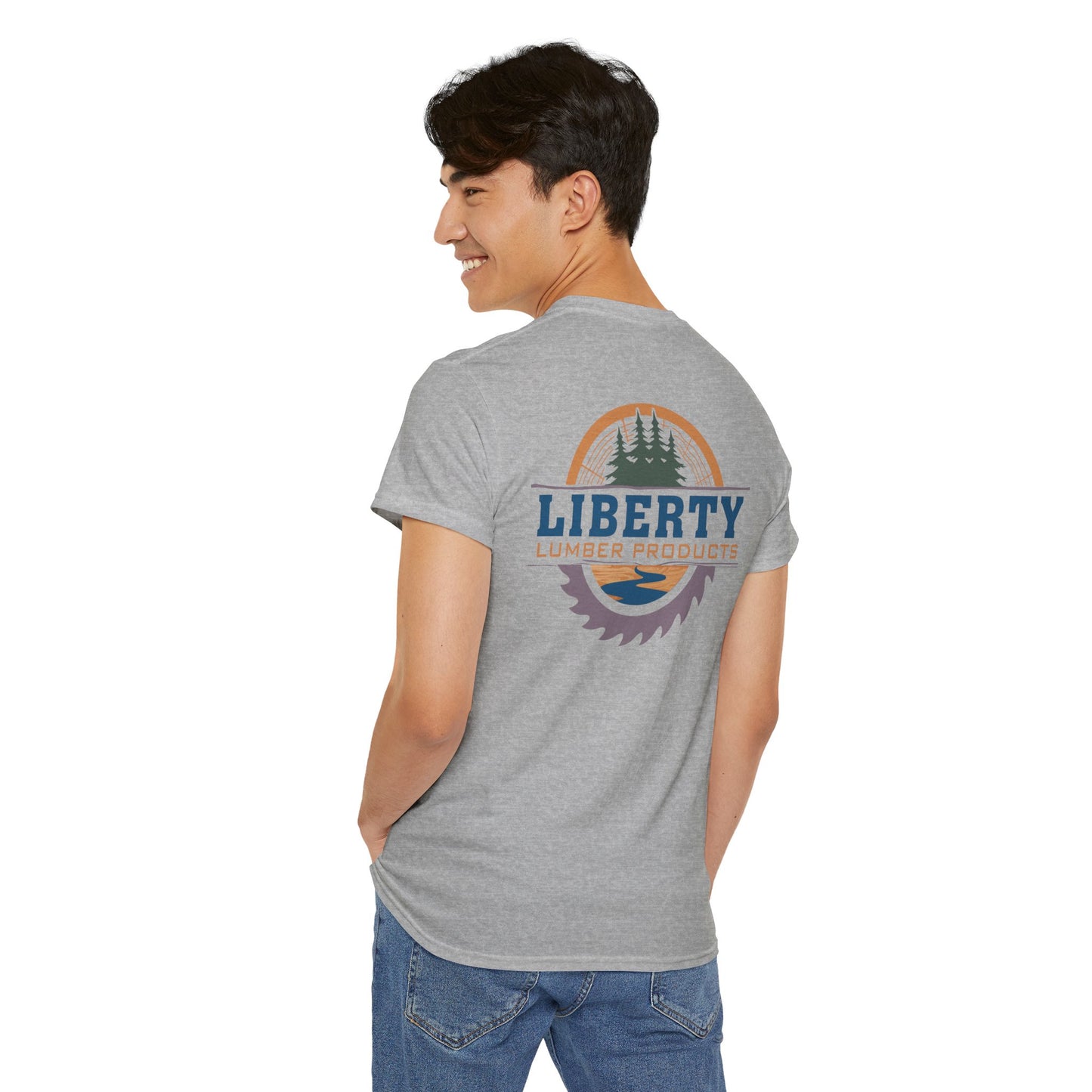 Liberty Lumber Products Logo Cotton Tee