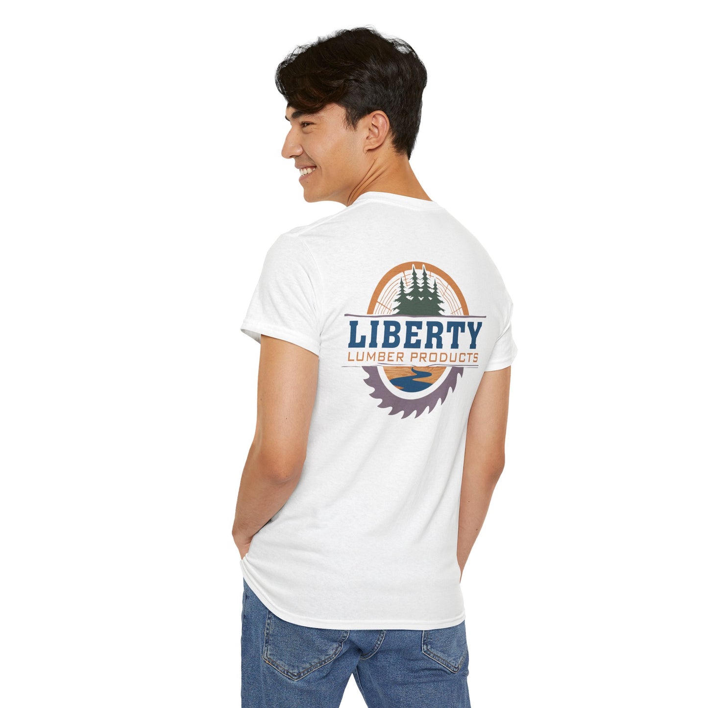 Liberty Lumber Products Logo Cotton Tee