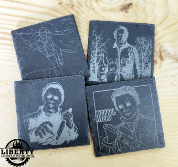 Halloween Slate Coaster Set of 4