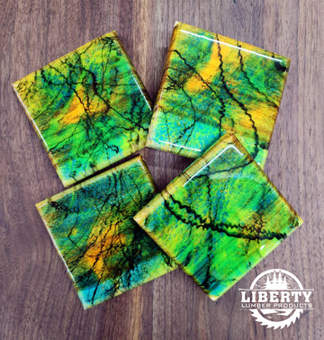 "Neon" Coaster Set of 4