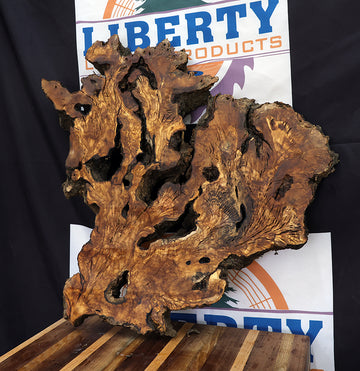 Olive Wood Root Burl Slab | 24" x 24" x 2" | 8 BF